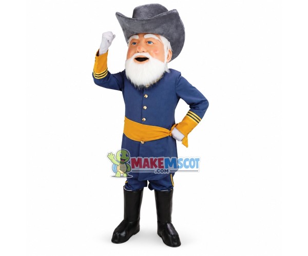 General or Civil War Soldier Mascot Costume	