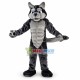 Power Gray Wolf Mascot Costume  