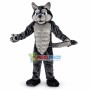 Power Gray Wolf Mascot Costume  