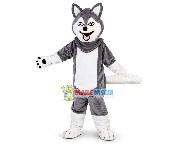 Lovely Baby Husky Dog Mascot Costume Lovely Baby Husky Dog Mascot Costume