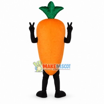 Lightweight Cartoon Carrot Mascot Adult Costume	