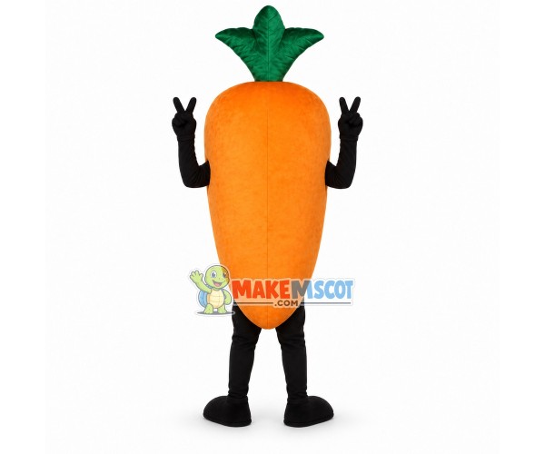 Lightweight Cartoon Carrot Mascot Adult Costume Lightweight Cartoon Carrot Mascot Adult Costume