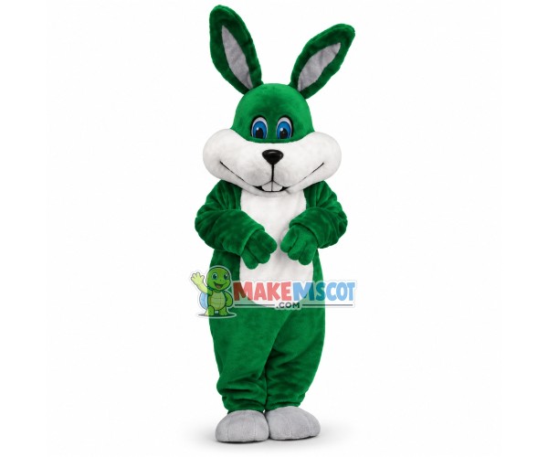 Lovely Green Bunny Mascot Costume Lovely Green Bunny Mascot Costume