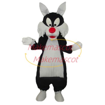 Sylvester the Cat Mascot Costume Sylvester the Cat Mascot Costume
