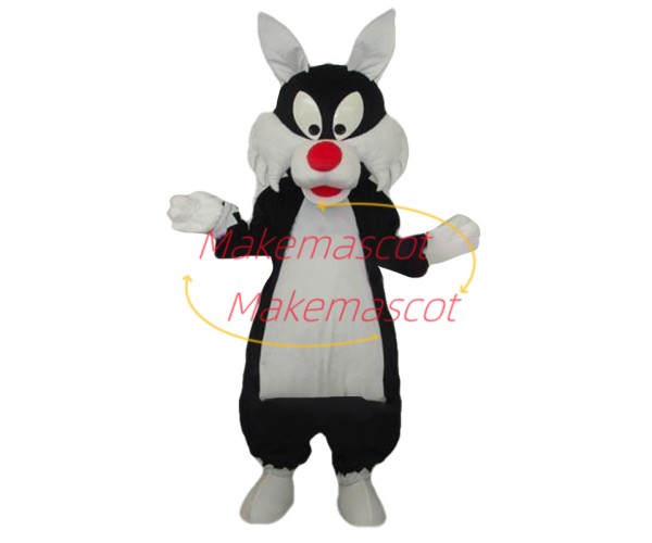 Sylvester the Cat Mascot Costume Sylvester the Cat Mascot Costume