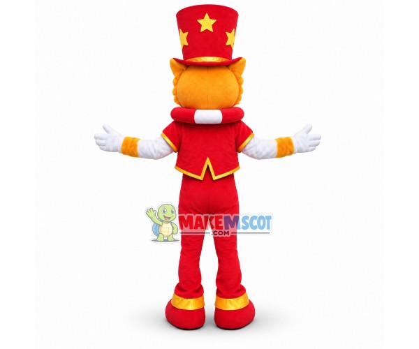 Cartoon Magician Lion Mascot Costume Fancy Dress Outfit Costume Cartoon Magician Lion Mascot Costume Fancy Dress Outfit Costume