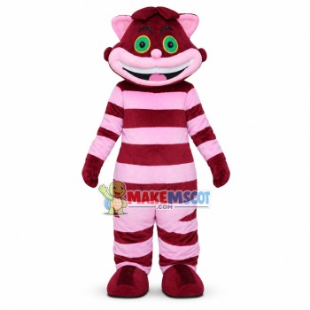 Mysterious Cheshire Cat Mascot Costume	