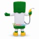 Lightweight Cartoon Fuel Dispenser Mascot Adult Costume Lightweight Cartoon Fuel Dispenser Mascot Adult Costume