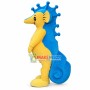 Huge Cartoon Blue & Yellow Seahorse Mascot Costume For Adult	