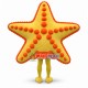 Deluxe Yellow Starfish Mascot Adult Costume Deluxe Yellow Starfish Mascot Adult Costume