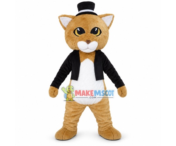 Gentleman Wildcat Mascot Costume	
