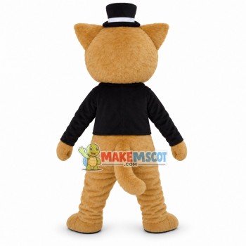 Gentleman Wildcat Mascot Costume Gentleman Wildcat Mascot Costume