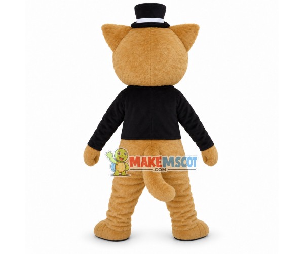 Gentleman Wildcat Mascot Costume Gentleman Wildcat Mascot Costume