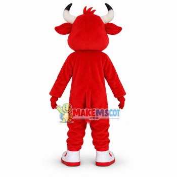 Lovely Red Bull Mascot Costume Lovely Red Bull Mascot Costume