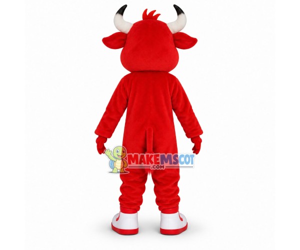 Lovely Red Bull Mascot Costume Lovely Red Bull Mascot Costume