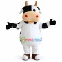 Cute Fat Dairy Cow Mascot Cartoon Costume	