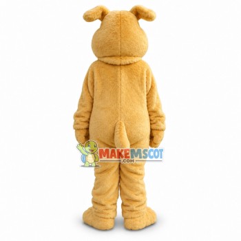 Adult Plush Yellow Dog Mascot Cartoon Costume Adult Plush Yellow Dog Mascot Cartoon Costume