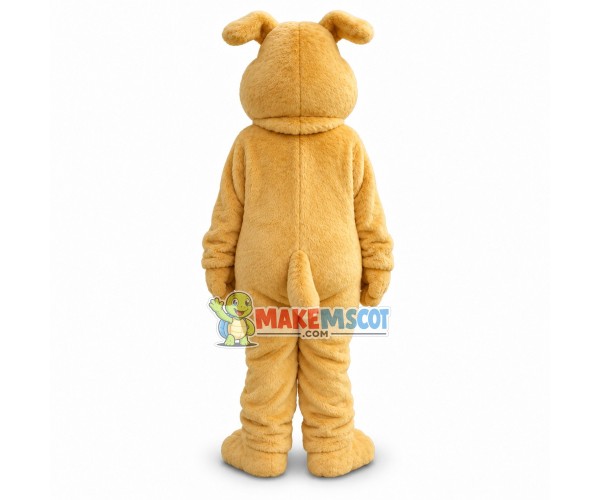 Adult Plush Yellow Dog Mascot Cartoon Costume Adult Plush Yellow Dog Mascot Cartoon Costume