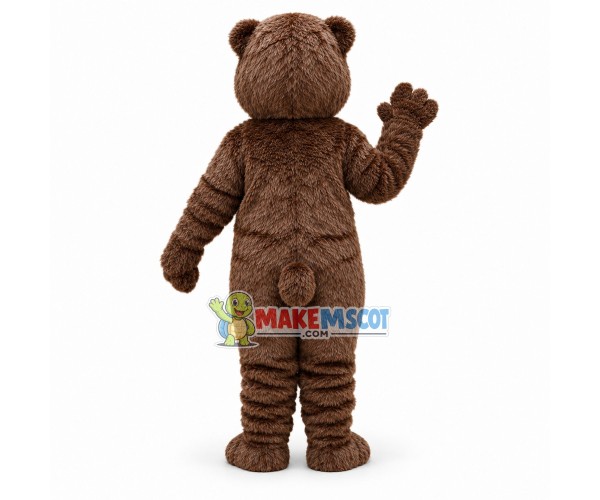 Fierce Plush Brown Bear Mascot Costume Fierce Plush Brown Bear Mascot Costume