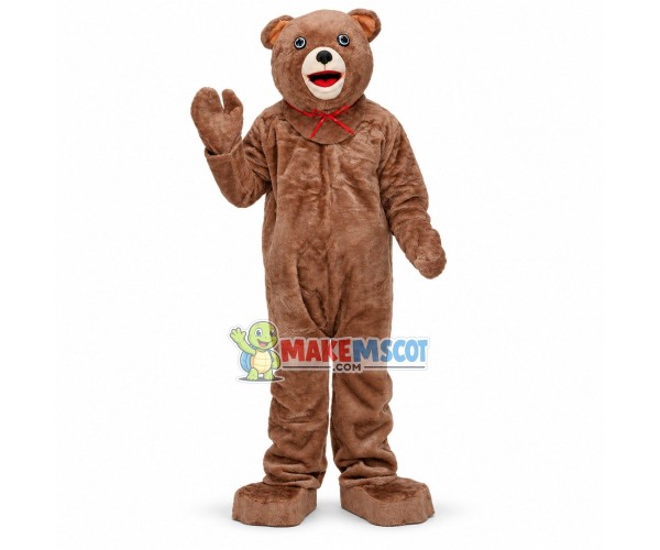 Holiday Party Bear Mascot Costume Holiday Party Bear Mascot Costume