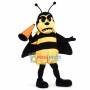 Fierce Bee With Sharp Teeth Mascot Costume	 