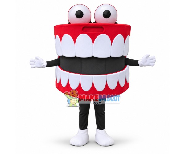 Deluxe Cartoon Oral Cavity Mascot Costume For Halloween Party Deluxe Cartoon Oral Cavity Mascot Costume For Halloween Party