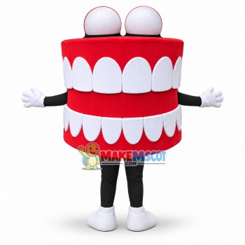 Deluxe Cartoon Oral Cavity Mascot Costume For Halloween Party Deluxe Cartoon Oral Cavity Mascot Costume For Halloween Party