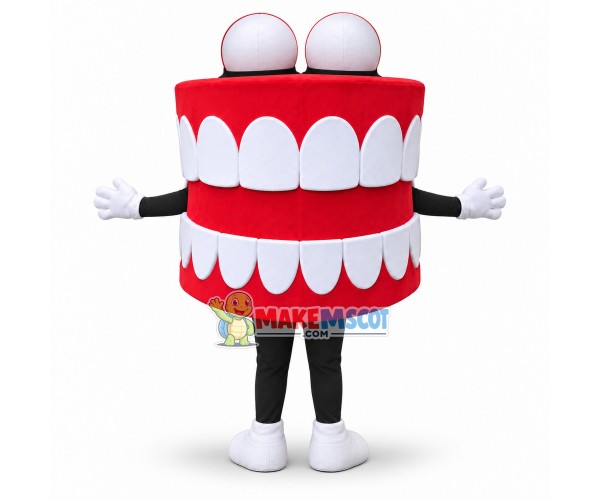 Deluxe Cartoon Oral Cavity Mascot Costume For Halloween Party Deluxe Cartoon Oral Cavity Mascot Costume For Halloween Party