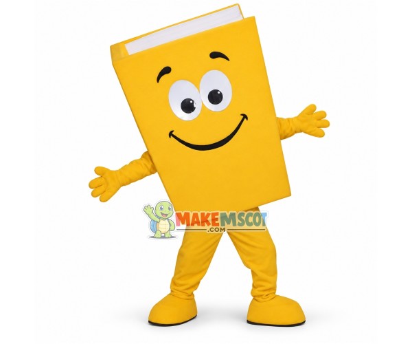 Lightweight Cartoon Yellow Book Mascot Adult Costume Lightweight Cartoon Yellow Book Mascot Adult Costume