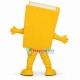 Lightweight Cartoon Yellow Book Mascot Adult Costume Lightweight Cartoon Yellow Book Mascot Adult Costume
