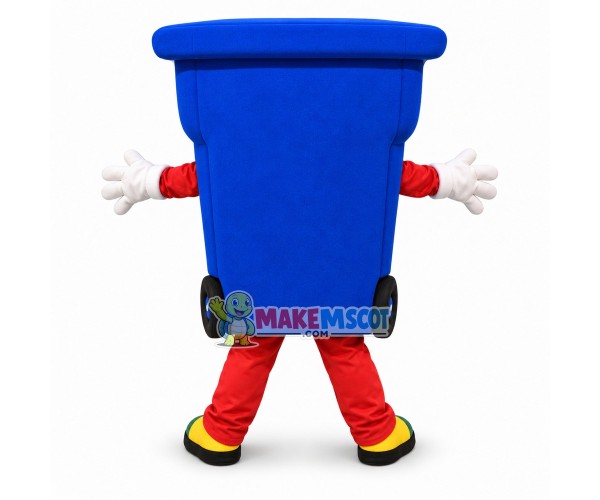 Lightweight Cartoon Outdoor Garbage Cans With Wheels Mascot Adult Costume Lightweight Cartoon Outdoor Garbage Cans With Wheels Mascot Adult Costume