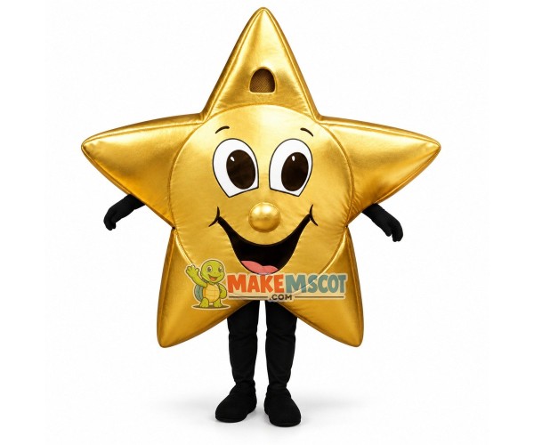 Deluxe Golden Star Lightweight Mascot Cartoon Costume	