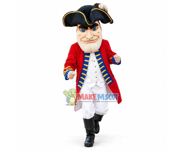 American Patriot Soldier Mascot Costume	