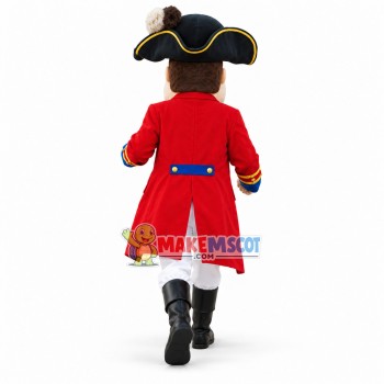 American Patriot Soldier Mascot Costume	
