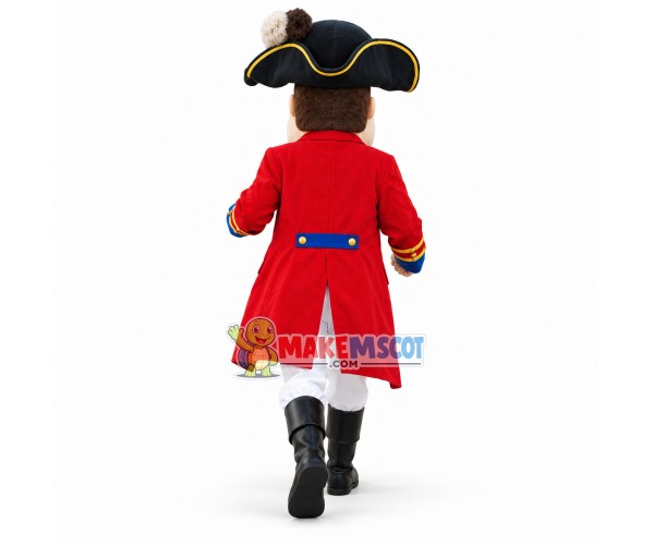 American Patriot Soldier Mascot Costume American Patriot Soldier Mascot Costume