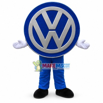 Deluxe Volkswagen Logo Mascot Costume Deluxe Volkswagen Logo Mascot Costume