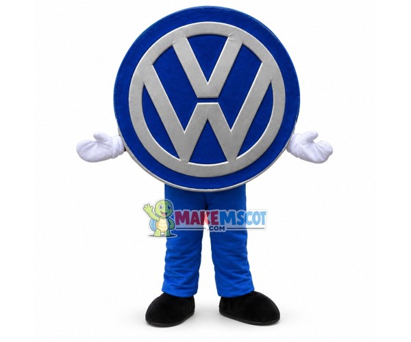 Deluxe Volkswagen Logo Mascot Costume Deluxe Volkswagen Logo Mascot Costume
