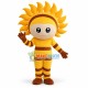 Cartoon Sun Boy Mascot Costume Cartoon Sun Boy Mascot Costume