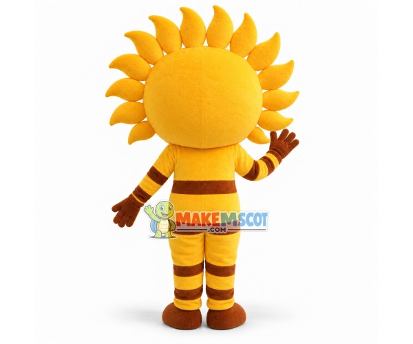 Cartoon Sun Boy Mascot Costume Cartoon Sun Boy Mascot Costume