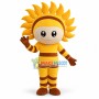 Cartoon Sun Boy Mascot Costume	