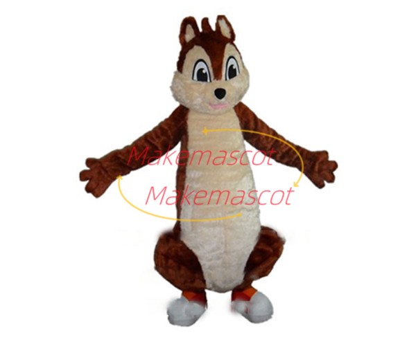 Skippy Squirrel Mascot Cartoon Costume Skippy Squirrel Mascot Cartoon Costume