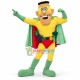 Captain 5 A Day Mascot Costume 
