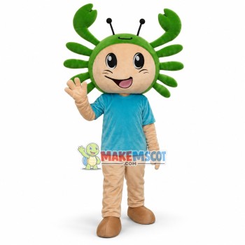 Funny Crab Head Boy Mascot Costume Fancy Dress Costume Funny Crab Head Boy Mascot Costume Fancy Dress Costume