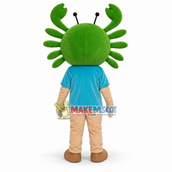 Funny Crab Head Boy Mascot Costume Fancy Dress Costume Funny Crab Head Boy Mascot Costume Fancy Dress Costume