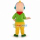 Music Boy Mascot Cartoon Costume