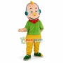 Music Boy Mascot Cartoon Costume