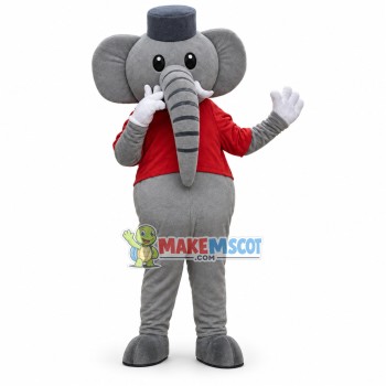 Simple Style Elephant Mascot Costume Animal Fancy Dress Costume 