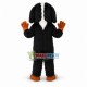 Lovely Bernese Mountain Dog With Yellow Tongue Mascot Costume Lovely Bernese Mountain Dog With Yellow Tongue Mascot Costume