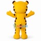 Smiling Cartoon Yellow Tiger Mascot Costume Smiling Cartoon Yellow Tiger Mascot Costume