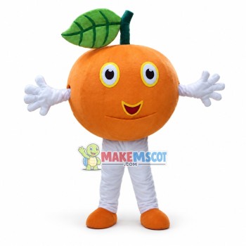 Simple Version Cartoon Tangerine Lightweight Mascot Costume Simple Version Cartoon Tangerine Lightweight Mascot Costume